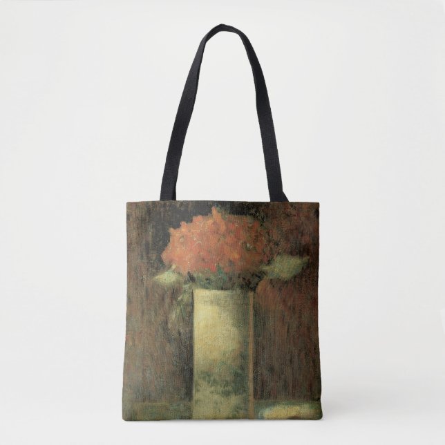 Bolso De Tela Atrapado de flores (Anverso)
