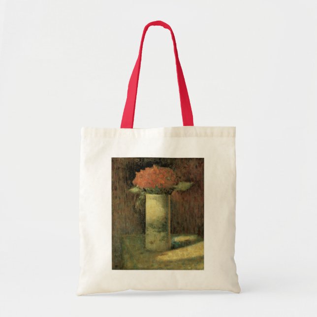 Bolso De Tela Atrapado de flores (Frente)