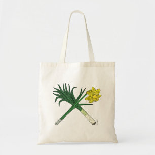 Bolso De Tela Atrapado de puerros