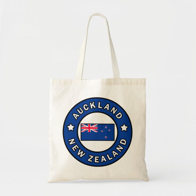Bolso De Tela Auckland Nueva Zelanda (Frente)