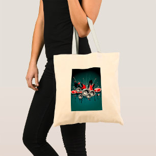 Bolso De Tela Audio de altavoces gráficos de música