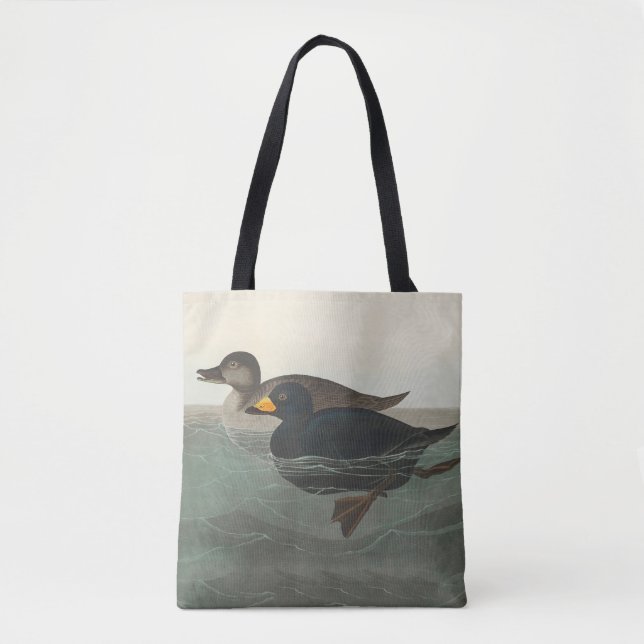 Bolso De Tela Audubon American Scoter Duck Classic (Anverso)
