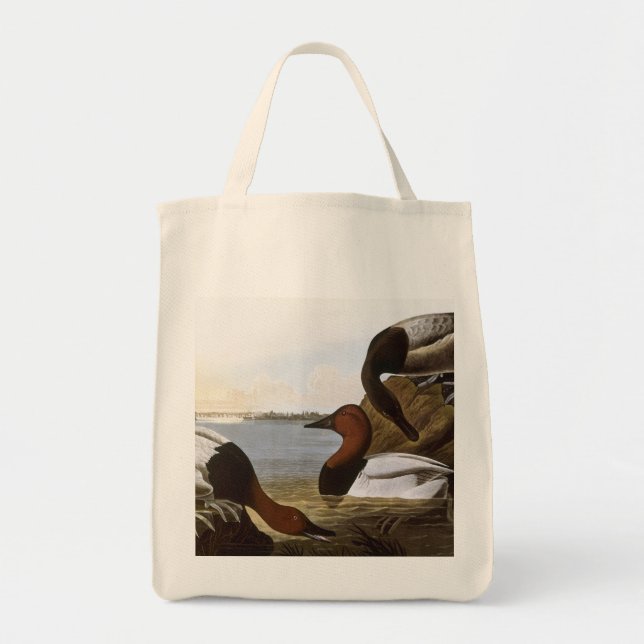 Bolso De Tela Audubon: Canvasback (Frente)