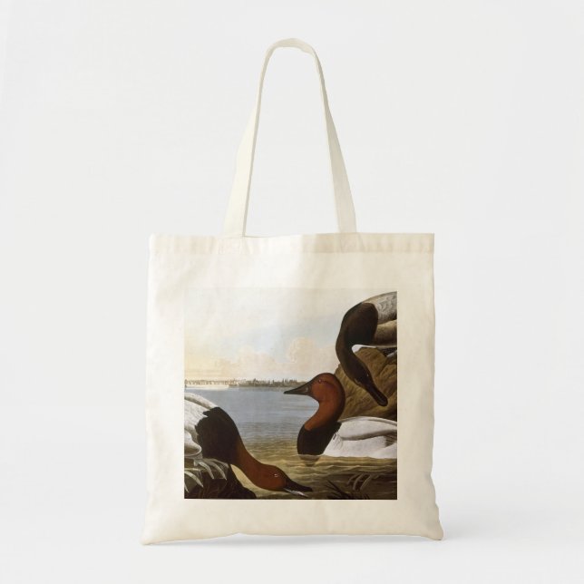 Bolso De Tela Audubon: Canvasback (Frente)