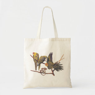 Bolso De Tela Audubon Carolina Parakeet Trio T-Shirt
