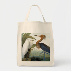 Bolso De Tela Audubon: Egret rojizo o garza púrpura