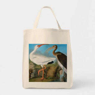 Bolso De Tela Audubon: Ibis blanco