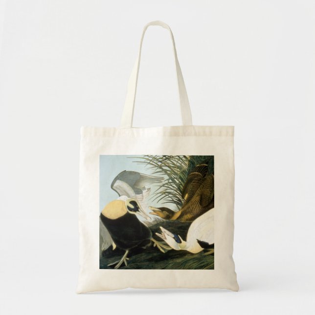 Bolso De Tela Audubon: Pato de eíder (Frente)