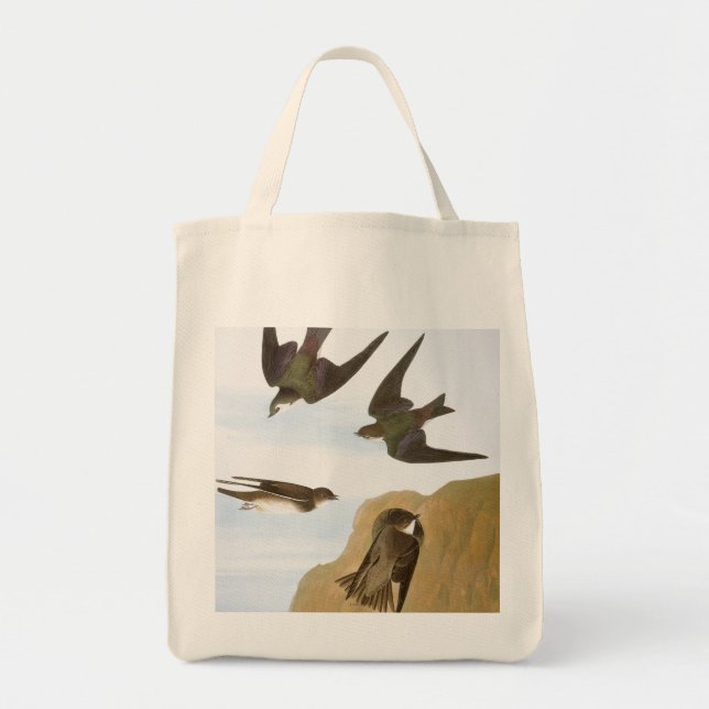 Bolso De Tela Audubon: Tragos (Frente)