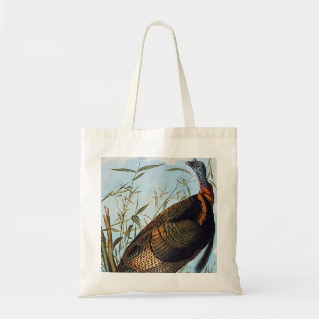 Bolso De Tela Audubon: Turquía salvaje (Frente)