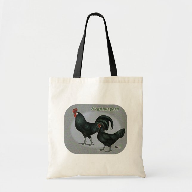 Bolso De Tela Augsburger Fowl (Frente)
