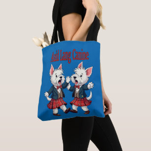 Bolso De Tela Auld Lang Canine West Highland Terrier Ceilidh