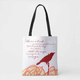 Bolso De Tela Aún Ella Canta