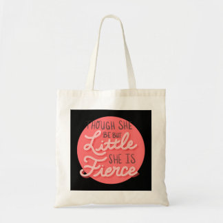 Bolso De Tela Aunque Sea Pequeña, Es Feroz 73
