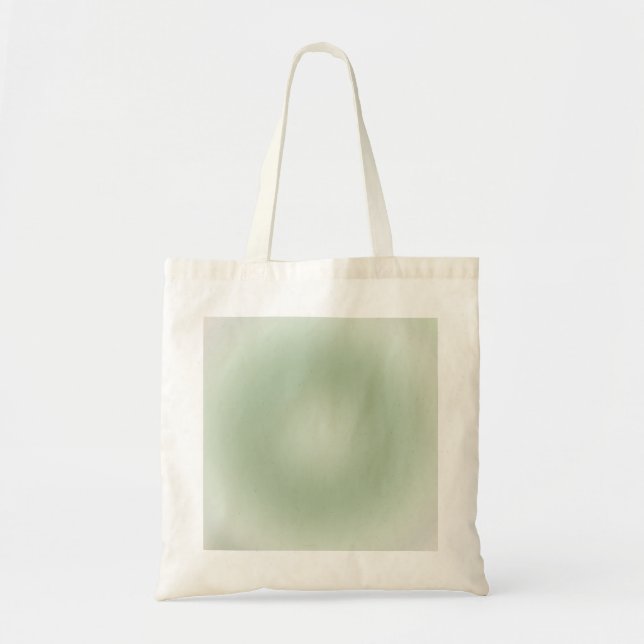 Bolso De Tela Aura de gradiente verde sage (Frente)
