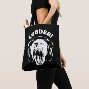 Bolso De Tela Auriculares Monkey Loud Music Lover