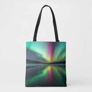 Bolso De Tela Aurora boreal
