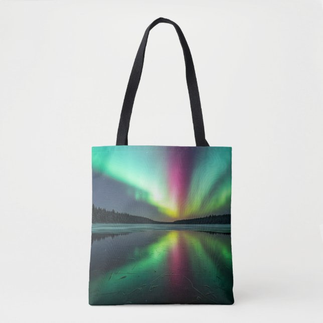 Bolso De Tela Aurora boreal (Anverso)
