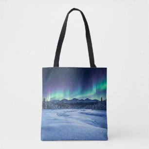 Bolso De Tela Aurora Boreal