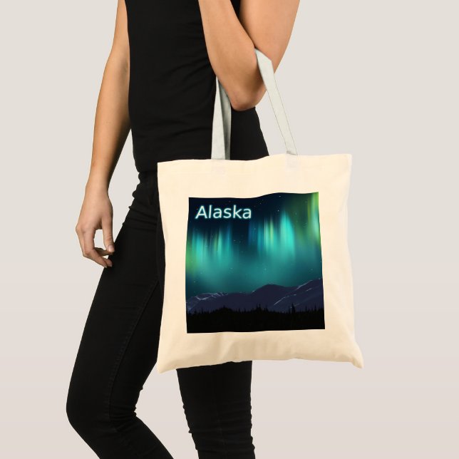 Bolso De Tela Aurora Boreal (Anverso (producto))