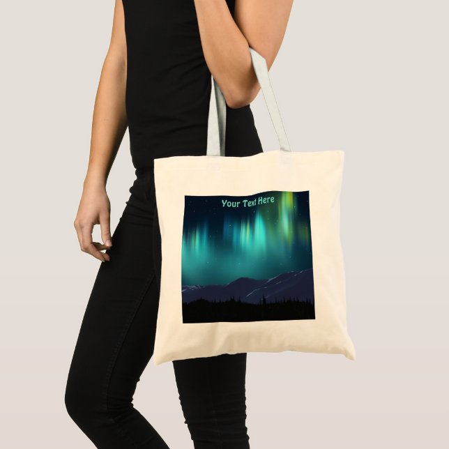 Bolso De Tela Aurora Borealis (Anverso (producto))