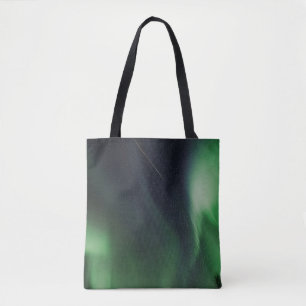 BOLSO DE TELA AURORA BOREALIS DURANTE LA NOCHE
