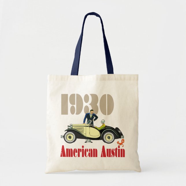Bolso De Tela Austin Americano 1930 (Frente)