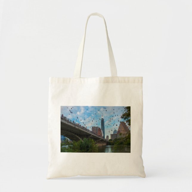 Bolso De Tela Austin BATS Downtown (Frente)