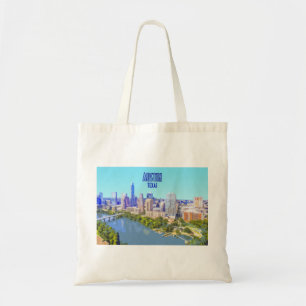 Bolso De Tela Austin Downtown Texas Vintage