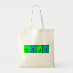 Bolso De Tela Austin nombre de tabla periódica