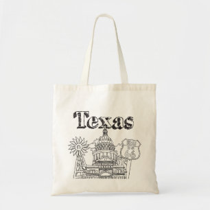Bolso De Tela Austin Texas Art Vacation Texas Souvenir Design