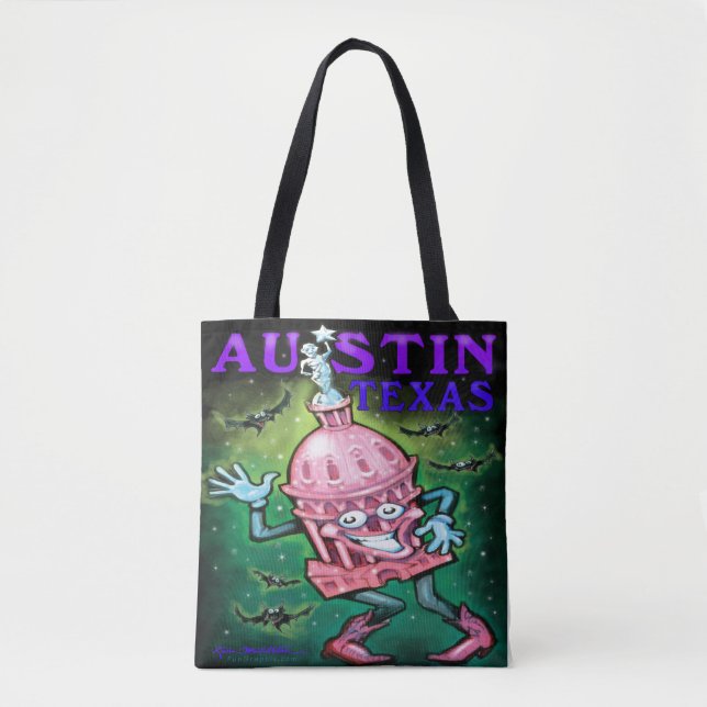 Bolso De Tela Austin Texas Tote Bag (Anverso)