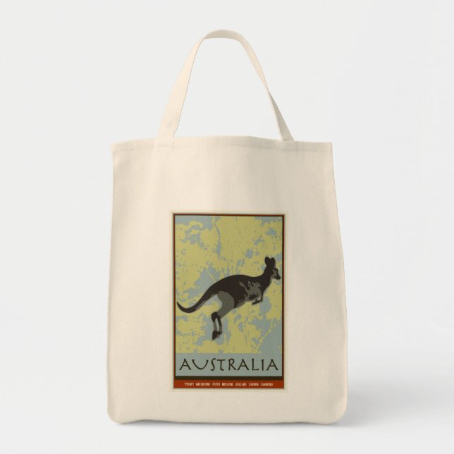 Bolso De Tela Australia (Frente)