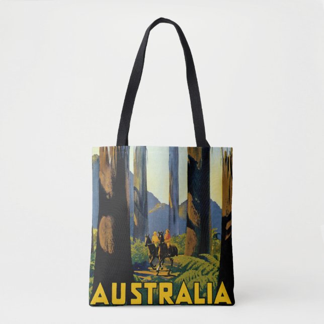 Bolso De Tela Australia (Anverso)
