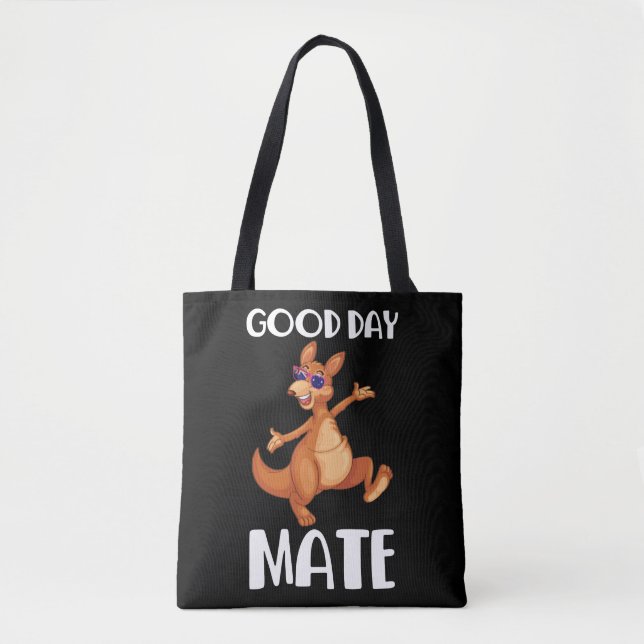 Bolso De Tela Australia Australia: Animal canguro australiano ba (Anverso)
