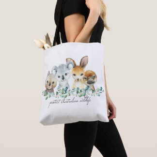 Bolso De Tela Australia Koala Kangaroo Tote Bag Eco Amigable