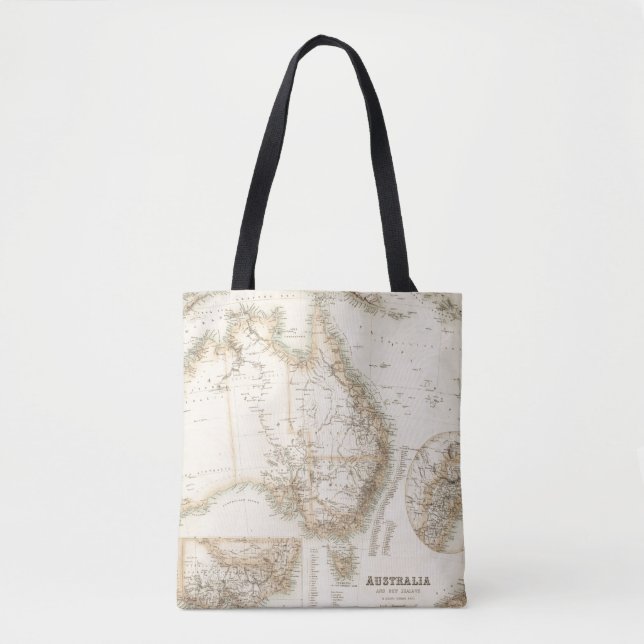 Bolso De Tela Australia y Nueva Zelanda (Anverso)