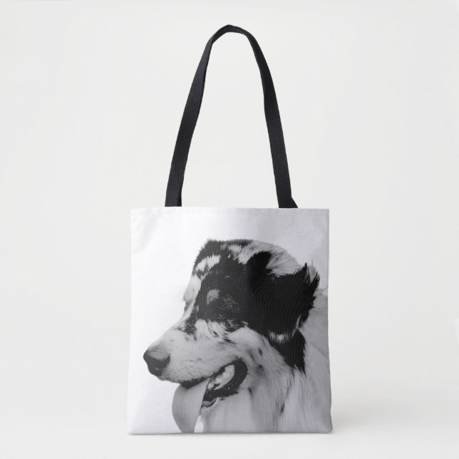 Bolso De Tela Australian Shepherd (Anverso)