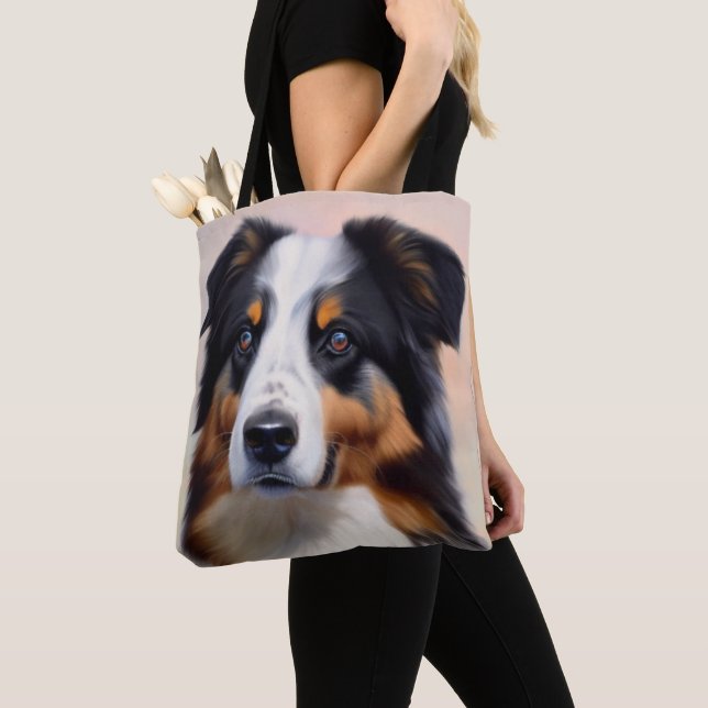 Bolso De Tela Australian Shepherd Kopf -  (Detalle)