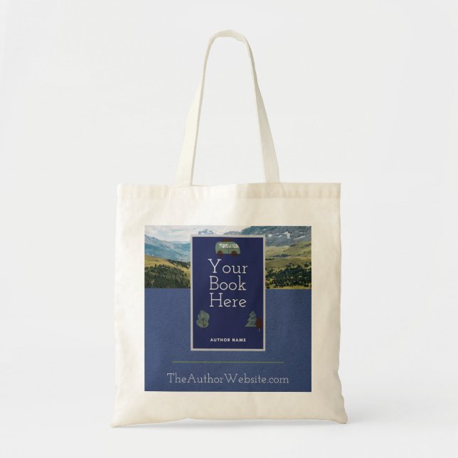 Bolso De Tela Author Writer Book Cover Bag (Frente)