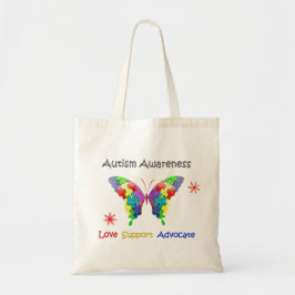 Bolso De Tela Autism Awareness Butfly