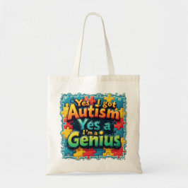 Bolso De Tela Autism Genius