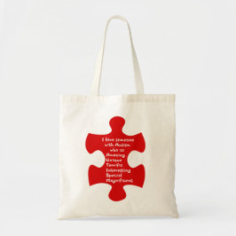 Bolso De Tela Autismo Acróstico
