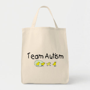 Bolso De Tela Autismo del equipo (polluelos)