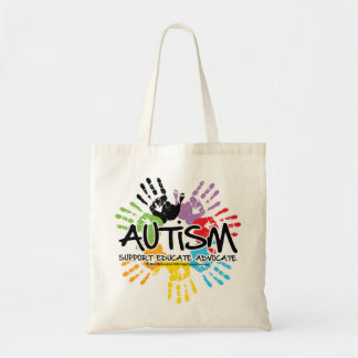Bolso De Tela Autismo Handprint