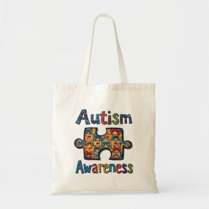 Bolso De Tela Autismo Mamá Rompe Pieza Coquette Bow Autismo De C