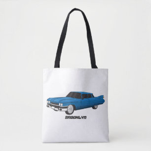 Bolso De Tela Auto clásico Guay blue 1959