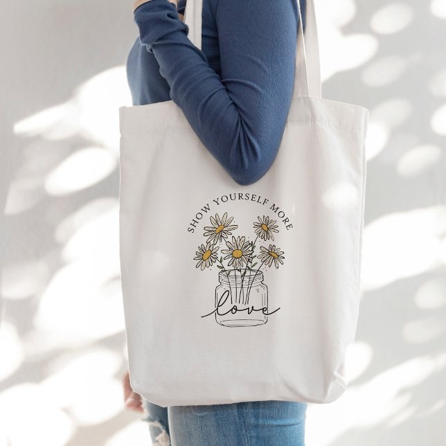 Bolso De Tela Autoamor Daisy Wildflower (Subido por el creador)