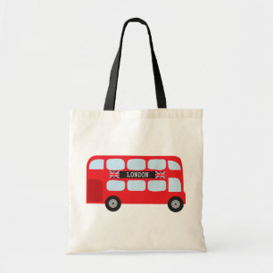 Bolso De Tela Autobús de dos pisos de Londres