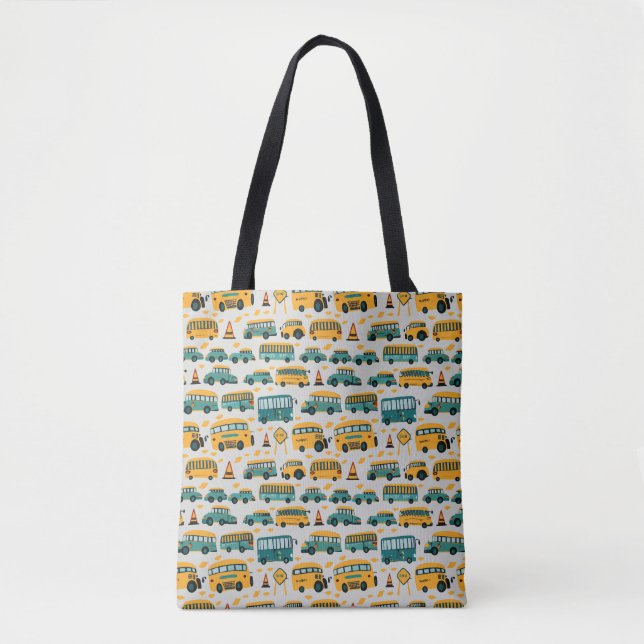 Bolso De Tela Autobús escolar (Anverso)